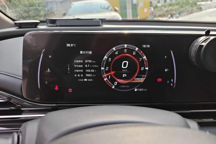 Used GAC Trumpchi EMPOW 2024 270T DCT Yingbao S Edition Odometer Close Up