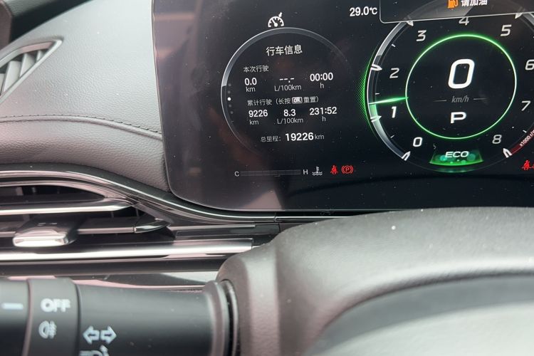 Used GAC Trumpchi EMPOW 2024 270T DCT Yingbao R-Style Edition Odometer Close Up