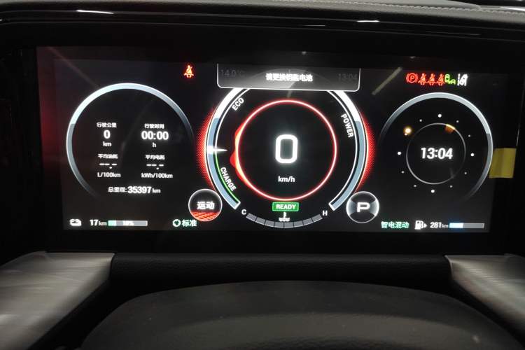 Used GAC Trumpchi ES9 2024 PHEV with 143 km Max Instrument Cluster