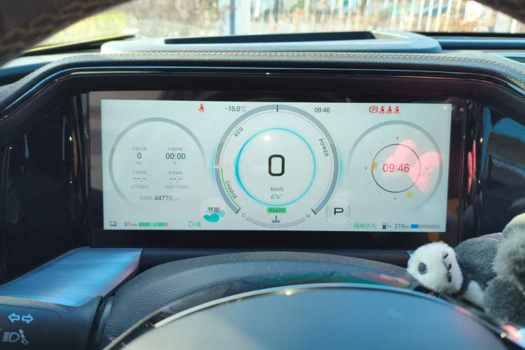 Used GAC Trumpchi ES9 2024 PHEV with 143 km Max Instrument Cluster