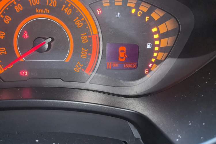 Used GAC Trumpchi GA3 2013 1.6L Automatic Luxury ESP Version Odometer Close Up
