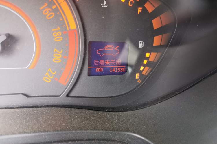 Used GAC Trumpchi GA3 2013 1.6L Manual Elite Edition Odometer Close Up