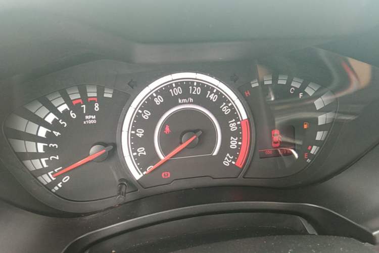 Used GAC Trumpchi GA3S Vision 2014 1.6L Manual Elite Edition Odometer Close Up