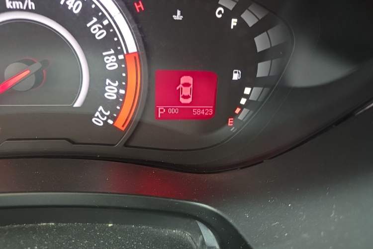 Used GAC Trumpchi GA3S Vision 2014 1.6L Automatic Luxury ESP Version Odometer Close Up