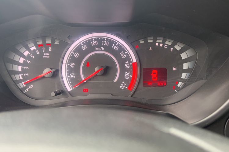 Used GAC Trumpchi GA3S Vision 2014 1.6L Manual Elite Edition Odometer Close Up