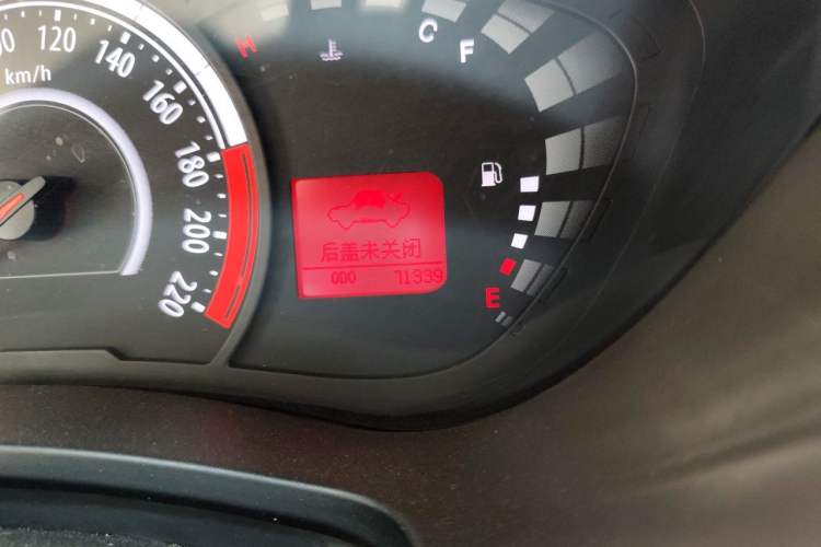 Used GAC Trumpchi GA3S Vision 2014 1.6L Manual Luxury ESP Version Odometer Close Up