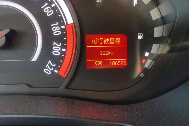 Used GAC Trumpchi GA3S Vision 2014 1.6L Manual Elite Edition Odometer Close Up