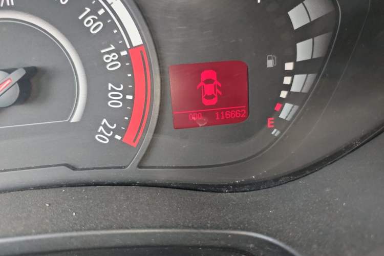 Used GAC Trumpchi GA3S Vision 2014 1.6L Manual Elite Edition Odometer Close Up