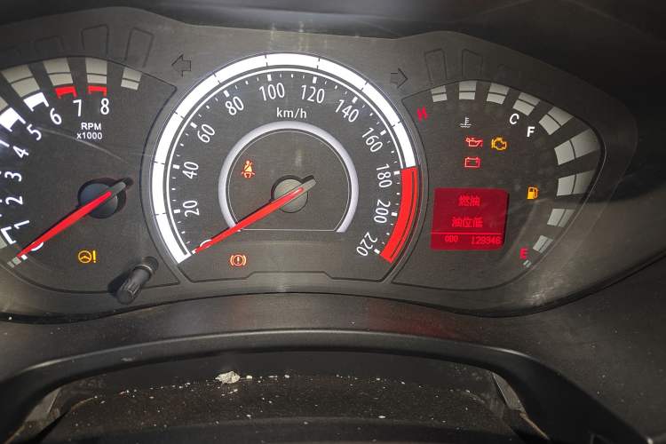 Used GAC Trumpchi GA3S Vision 2014 1.6L Manual Elite Edition Odometer Close Up