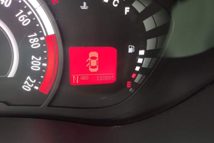 Used GAC Trumpchi GA3S Vision 2014 1.6L Automatic Luxury ESP Version Odometer Close Up