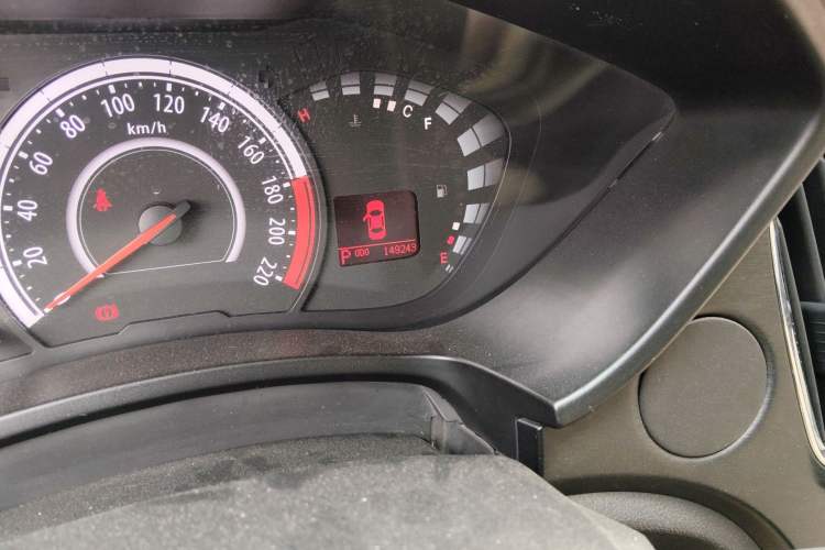 Used GAC Trumpchi GA3S Vision 2014 1.6L Automatic Luxury ESP Version Odometer Close Up
