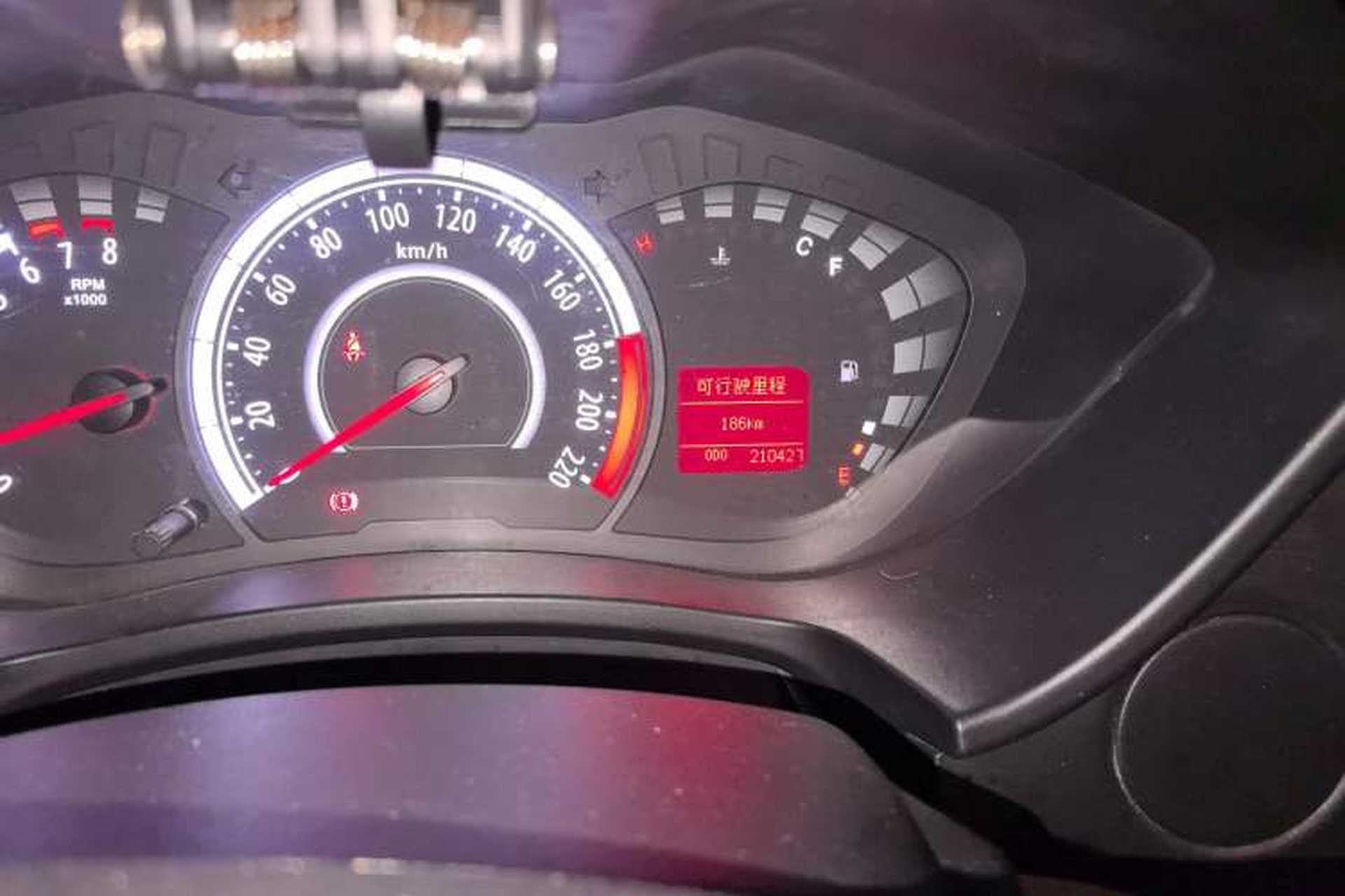 Used GAC Trumpchi GA3S Vision 2014 1.6L Manual Elite Edition Odometer Close Up