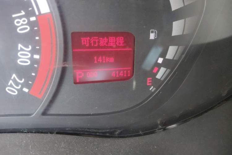 Used GAC Trumpchi GA3S Vision 2014 1.6L Automatic Luxury ESP Version Odometer Close Up