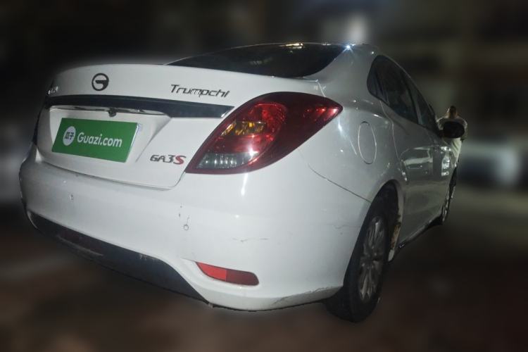Used GAC Trumpchi GA3S Vision 2014 1.6L Manual Elite Edition Rear Right 45 Deg