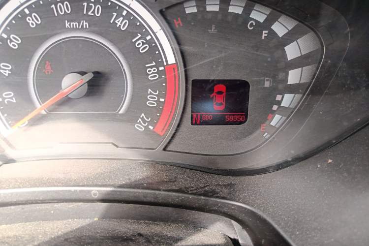 Used GAC Trumpchi GA3S Vision 2014 1.6L Automatic Luxury ESP Version Odometer Close Up