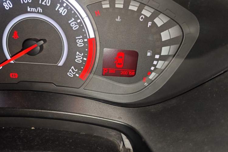 Used GAC Trumpchi GA3S Vision 2014 1.6L Automatic Elite ESP Version Odometer Close Up