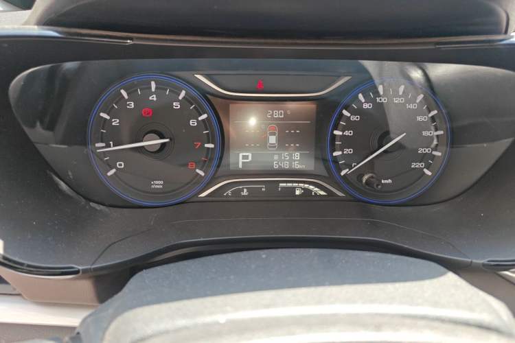 Used GAC Trumpchi GA4 2018 200T Automatic Luxury Edition Odometer Close Up