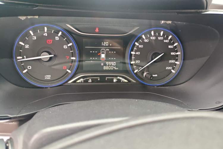 Used GAC Trumpchi GA4 2018 150N Manual Deluxe Edition Odometer Close Up