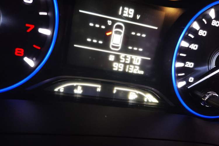 Used GAC Trumpchi GA4 2018 150N Manual Deluxe Edition Odometer Close Up