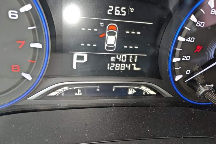Used GAC Trumpchi GA4 2018 200T Automatic Luxury Edition Odometer Close Up