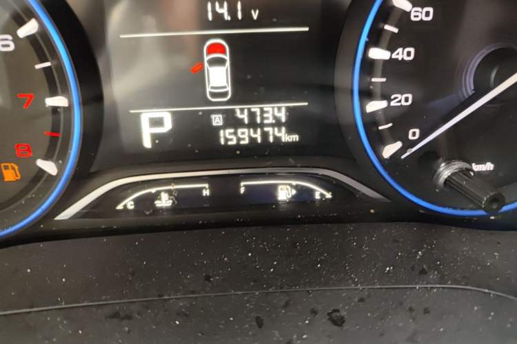 Used GAC Trumpchi GA4 2018 150N Automatic Luxury Edition Odometer Close Up