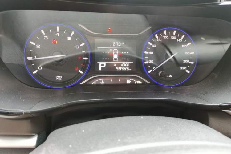 Used GAC Trumpchi GA4 2018 200T Automatic Luxury Edition Odometer Close Up