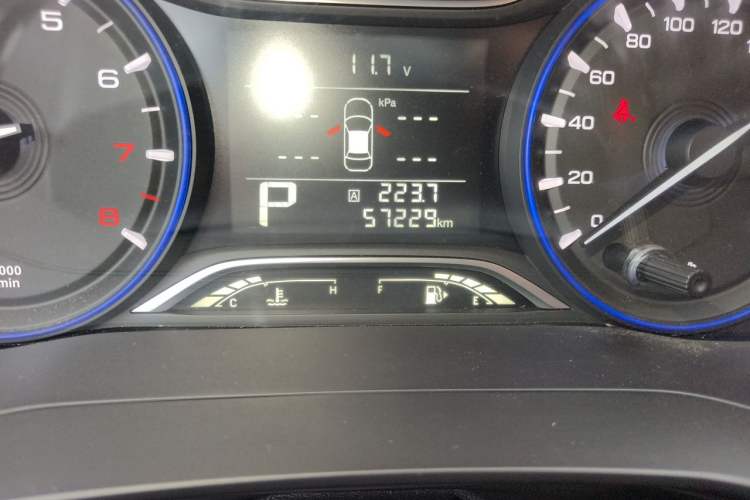 Used GAC Trumpchi GA4 2018 200T Automatic Luxury Edition Odometer Close Up