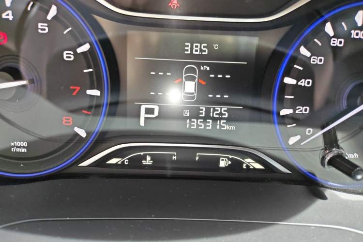 Used GAC Trumpchi GA4 2018 200T Automatic Luxury Edition Odometer Close Up