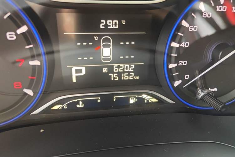 Used GAC Trumpchi GA4 2018 200T Automatic Luxury Edition Odometer Close Up