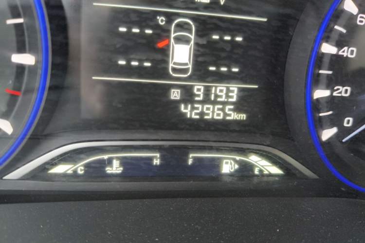 Used GAC Trumpchi GA4 2018 150N Manual Deluxe Edition Odometer Close Up