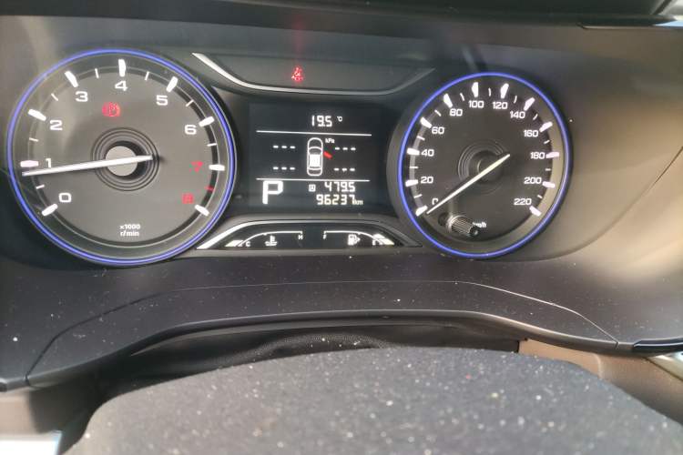 Used GAC Trumpchi GA4 2018 200T Automatic Luxury Edition Odometer Close Up