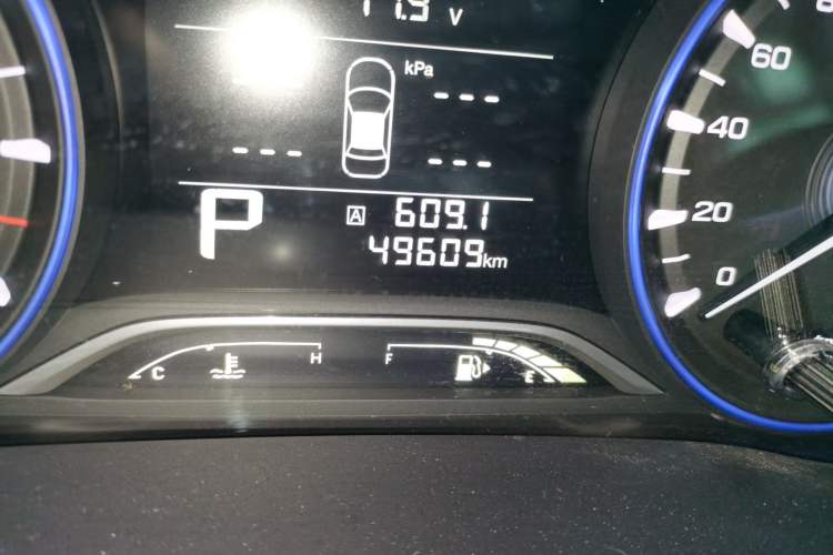 Used GAC Trumpchi GA4 2018 200T Automatic Luxury Edition Odometer Close Up