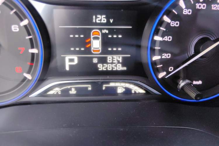 Used GAC Trumpchi GA4 2018 200T Automatic Luxury Edition Odometer Close Up