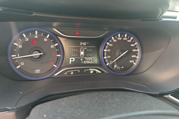Used GAC Trumpchi GA4 2018 200T Automatic Luxury Edition Odometer Close Up