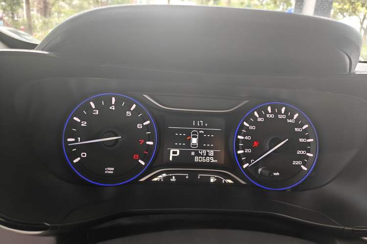 Used GAC Trumpchi GA4 2018 200T Automatic Luxury Edition Odometer Close Up