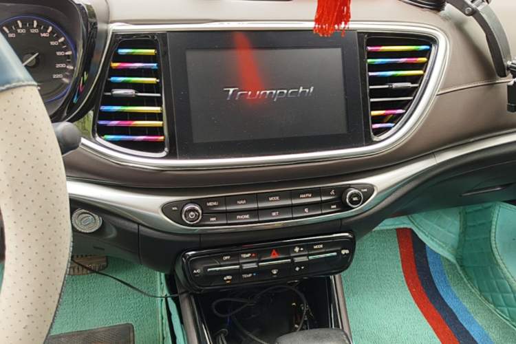 Used GAC Trumpchi GA4 2018 200T Automatic Luxury Edition Audio And AC Panel