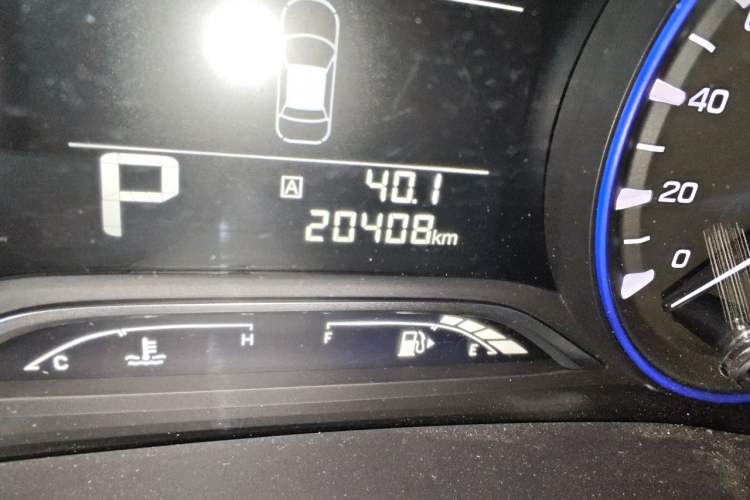Used GAC Trumpchi GA4 2018 150N Automatic Luxury Edition Odometer Close Up