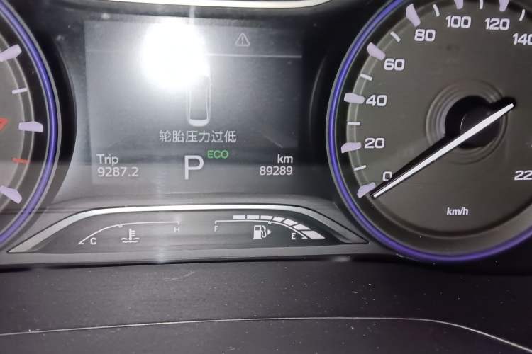Used GAC Trumpchi GA4 2018 200T Automatic Prestige Edition Odometer Close Up