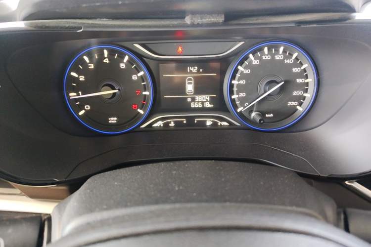 Used GAC Trumpchi GA4 2018 150N Manual Luxury Edition Odometer Close Up