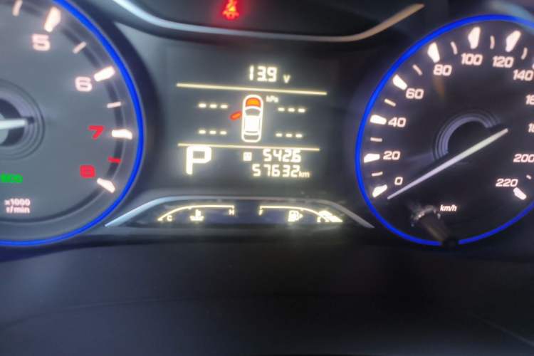 Used GAC Trumpchi GA4 2018 200T Automatic Luxury Edition Odometer Close Up