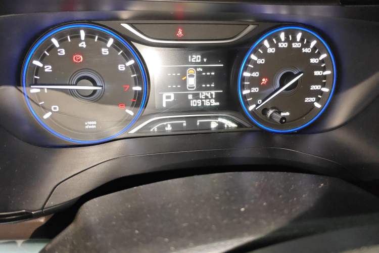 Used GAC Trumpchi GA4 2018 200T Automatic Luxury Edition Odometer Close Up