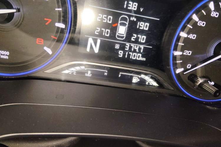 Used GAC Trumpchi GA4 2018 200T Automatic Luxury Edition Odometer Close Up