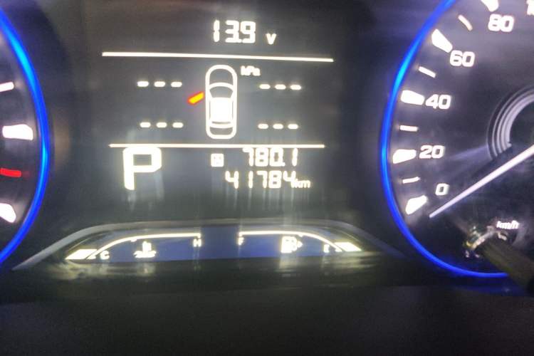 Used GAC Trumpchi GA4 2018 200T Automatic Luxury Edition Odometer Close Up