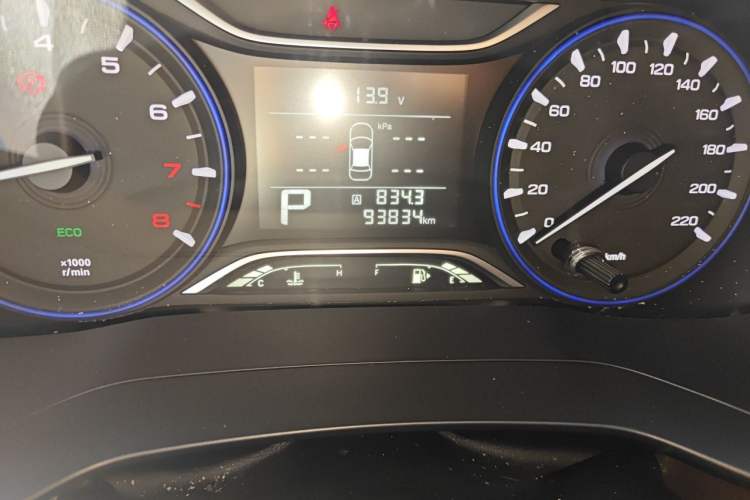Used GAC Trumpchi GA4 2018 200T Automatic Luxury Edition Odometer Close Up