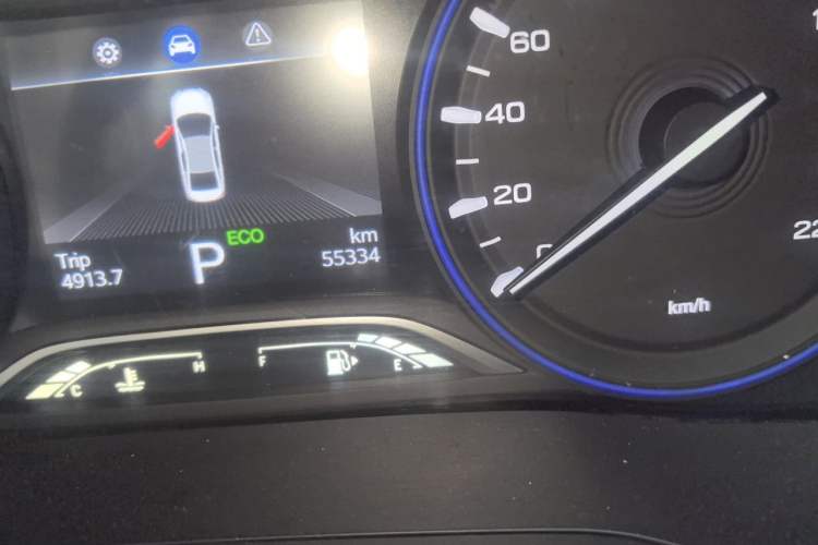 Used GAC Trumpchi GA4 2018 200T Automatic Prestige Edition Odometer Close Up