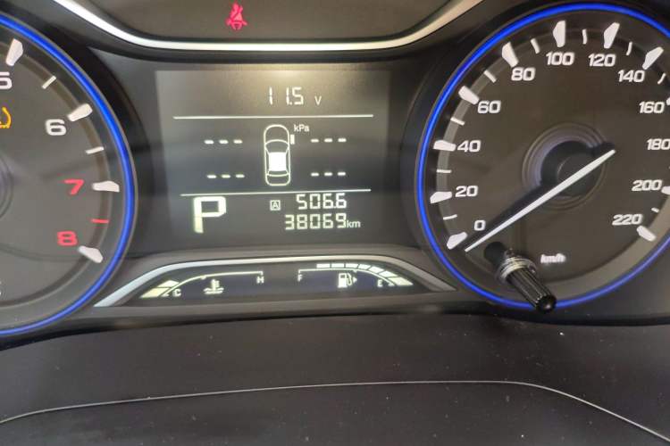 Used GAC Trumpchi GA4 2018 200T Automatic Luxury Edition Odometer Close Up