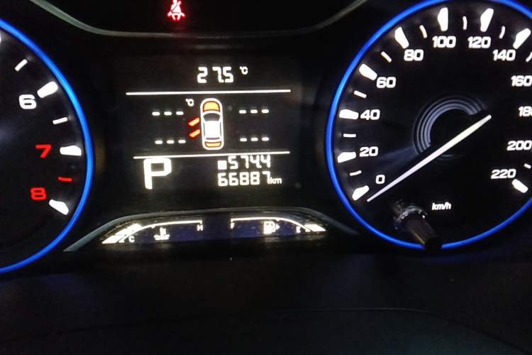 Used GAC Trumpchi GA4 2018 200T Automatic Luxury Edition Odometer Close Up