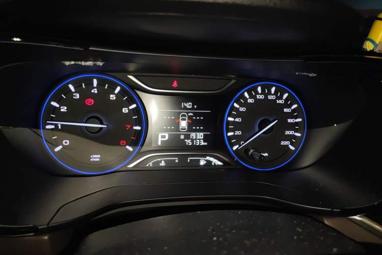 Used GAC Trumpchi GA4 2018 200T Automatic Luxury Edition Odometer Close Up