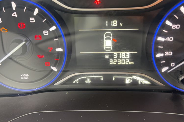Used GAC Trumpchi GA4 2018 150N Manual Luxury Edition Odometer Close Up