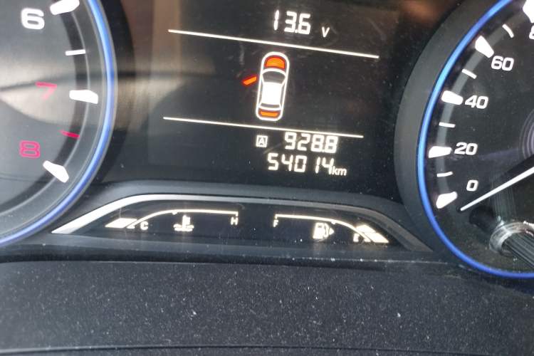 Used GAC Trumpchi GA4 2018 150N Manual Luxury Edition Odometer Close Up
